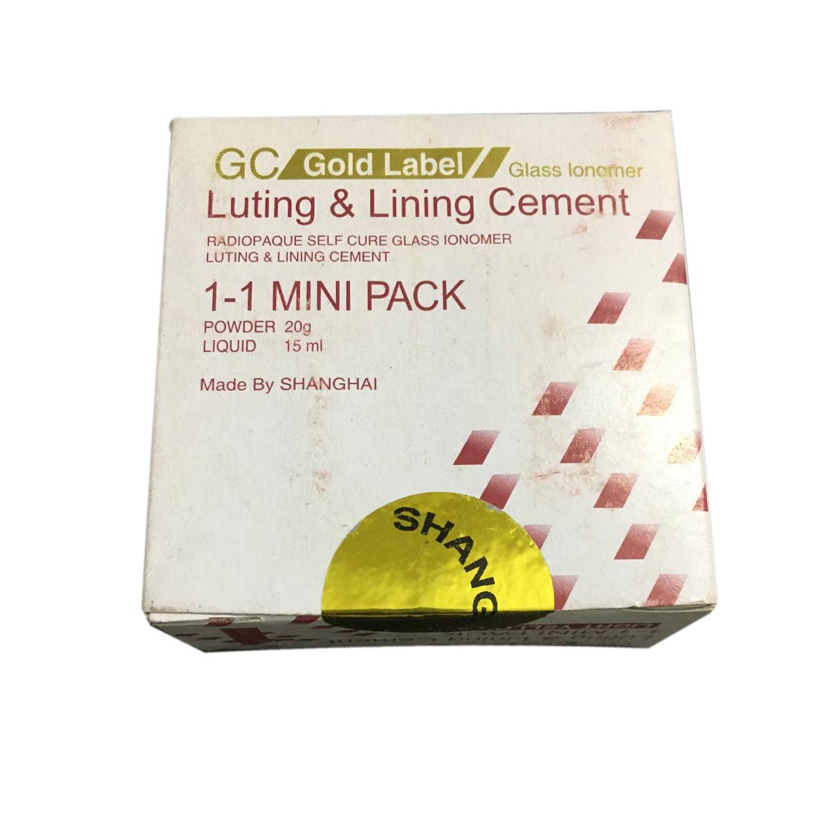 GC Label 1 (Glass Ionomer) Luting & Lining Cement 1-1 Mini Pack (China) Dental use