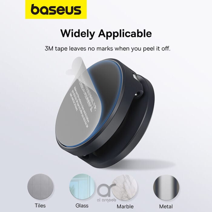Baseus MagPro Foldable Magnetic Phone Holder 360° Rotatable Adjustable Arm Wall-Mounted Stand. 