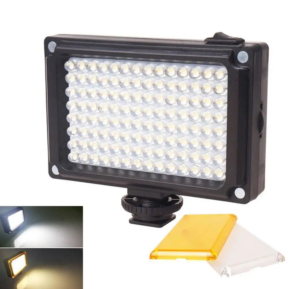 EastVita Rechargable DVFT-96LED LED Video Light Lamp Studio Photo Wedding Party Fill-in Light for DSLR Camera r30
