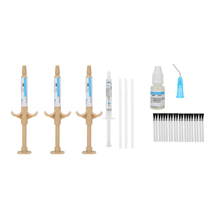 Dental Tool Orthodontic Brackets Braces Glue Bonding Self Curing Adhesive Paste Kit( )