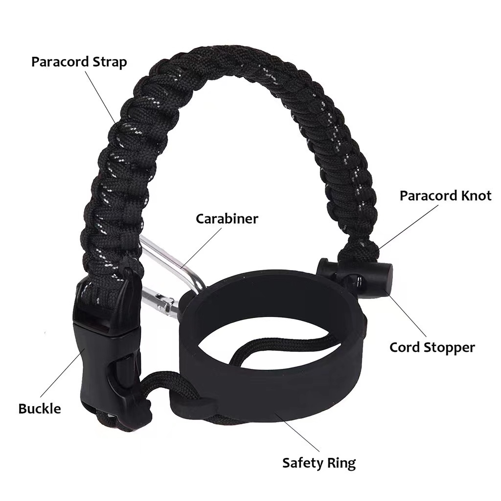 ┅☌ Aquaflask tumbler Hydro Flask tumbler Water Bottle 12oz-64oz Rope Shoulder Strap Colored Hand Rope Multi-functional Rope Cup Hydroflask accessories aqua flask tumbler. 