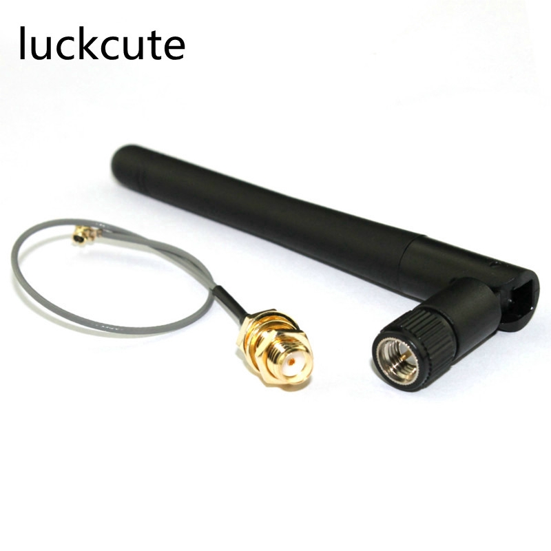 2.4G antenna folded Bluetooth wifi module ZigBee antenna SMA to IPEX feeder line 2.4GHz Antenna 3DBi. 