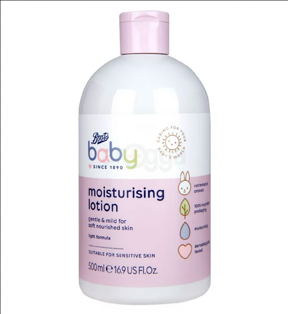 Boots Baby Moisturising Lotion for Soft Nourished Skin-500ml