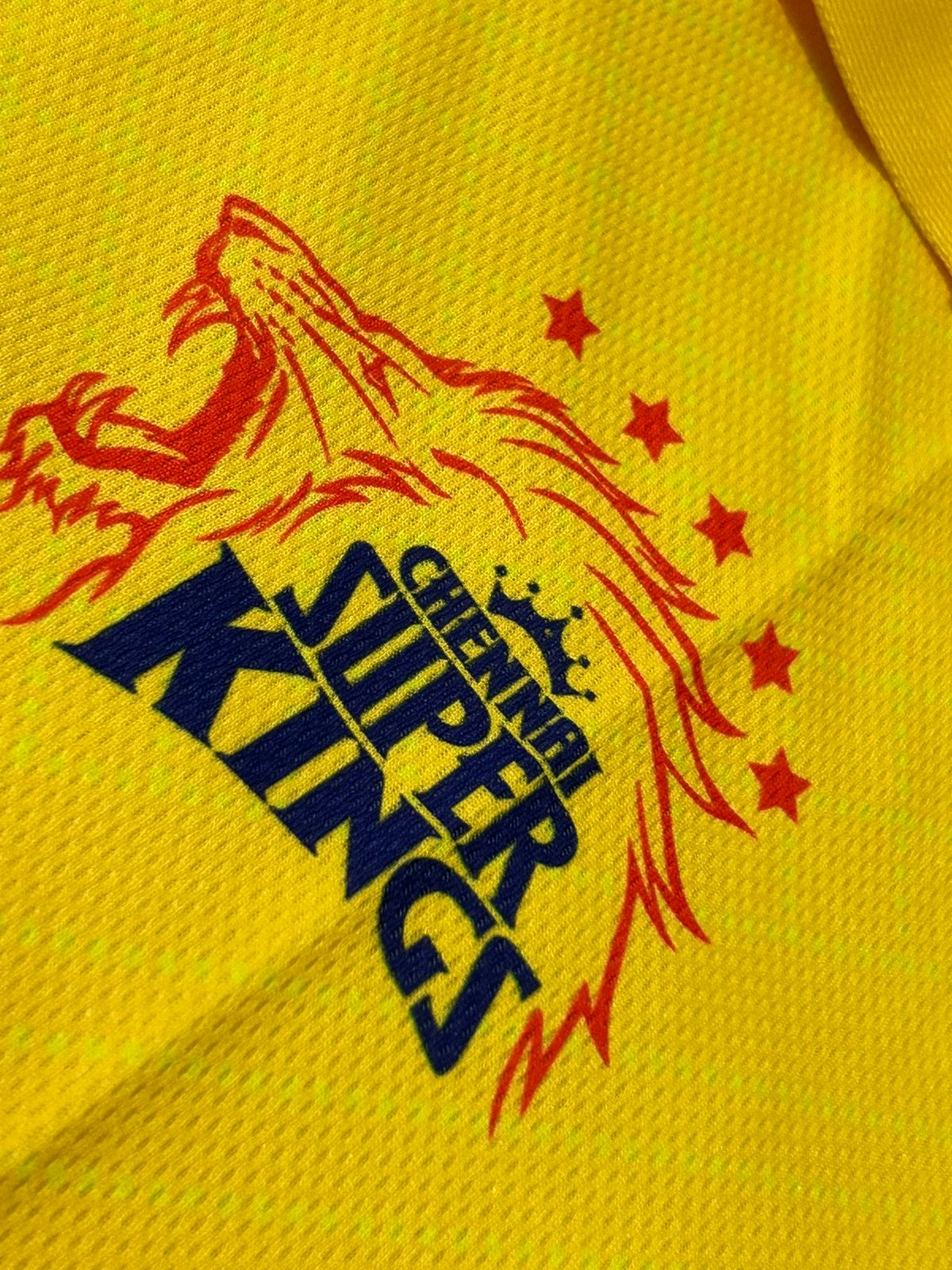 Chennai Super Kings Jersey 2023 Premium Quality Short Sleeves. 