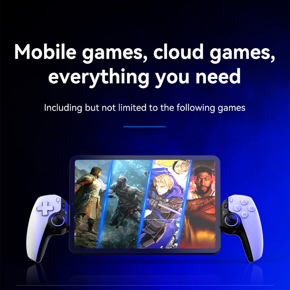 D9 Stretching Extendable Game Console Telescopic Game Controller With 2 Customization Back Keys Wireless Gaming Controller Compatible For Switch/PS3/PS4 Smart Phone Tablet. 