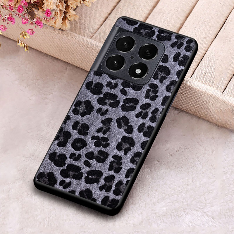 Applicable [ OnePlus ]Oneplus 10 Pro Mobile Phone Protective Case Fashion Leopard Print Fur Phone Shell. 
