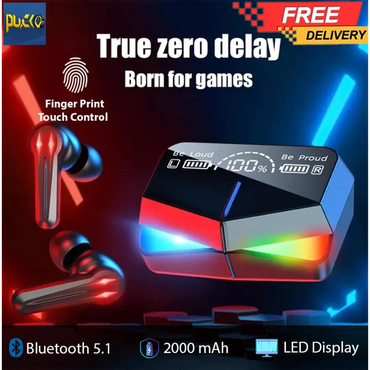 M28 Tws Bluetooth Earphones Wireless Touch Headphones Stereo Music Gaming Headsets Sports Waterproof Earbuds - Bluetooth Headphone