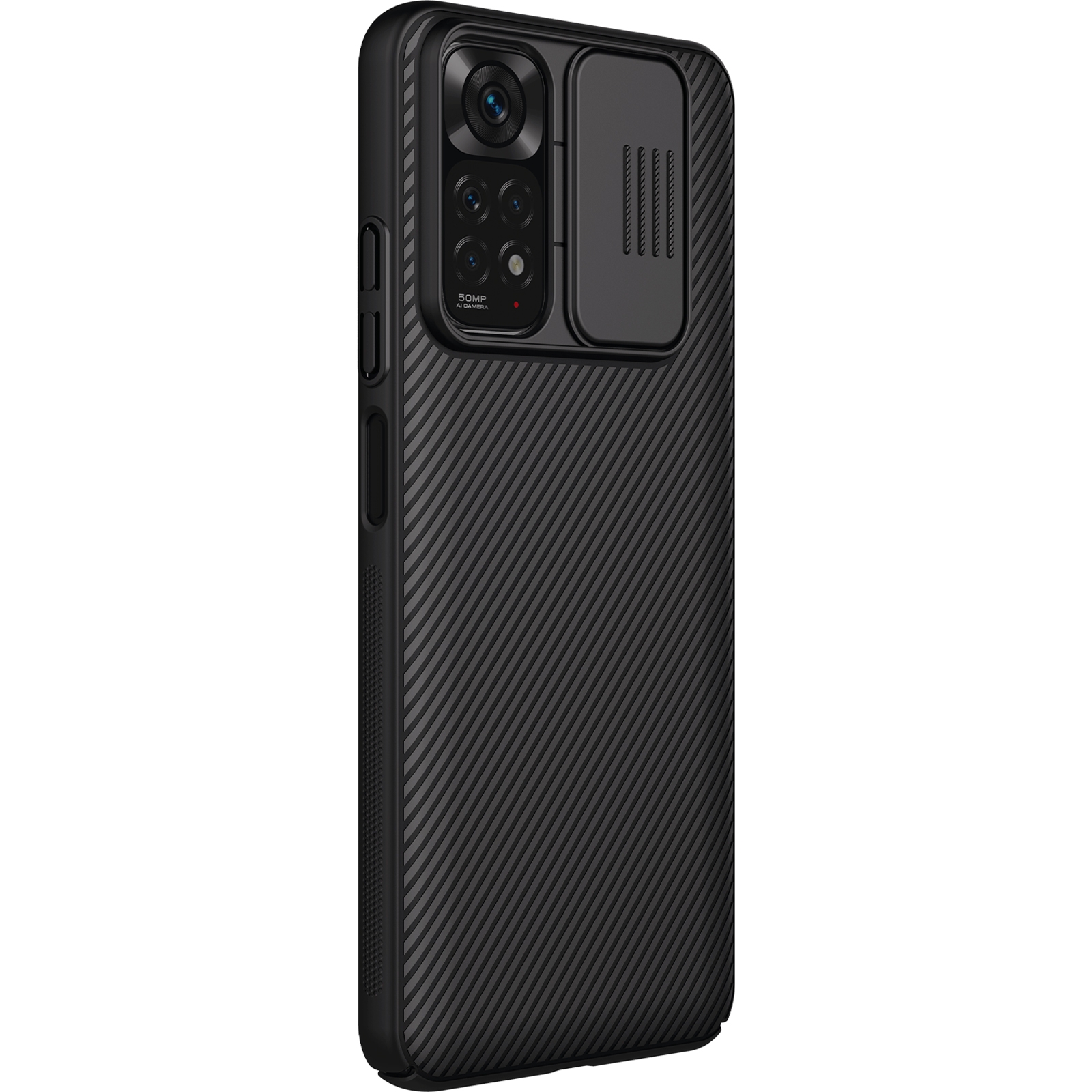 For Xiaomi Redmi Note 11 4G Global NILLKIN Black Mirror Series Camshield PC Phone Case. 