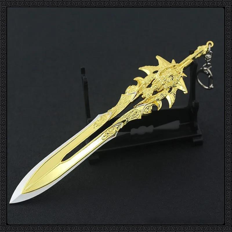 God of War Blade of Olympus Blades of Chaos Zeus Kratos Game Keychain Katana Real Collection Desktop Display Toy. 