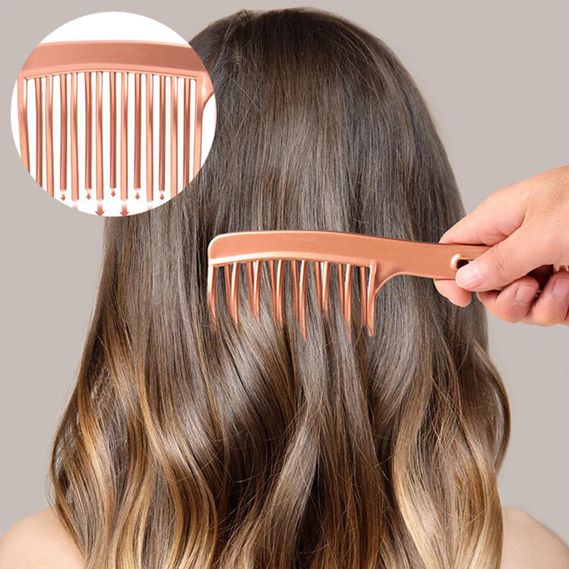 Double Row Large Toothed Comb WideToothed Fluffy Comb For Long And Curly Hair SUPER BABY