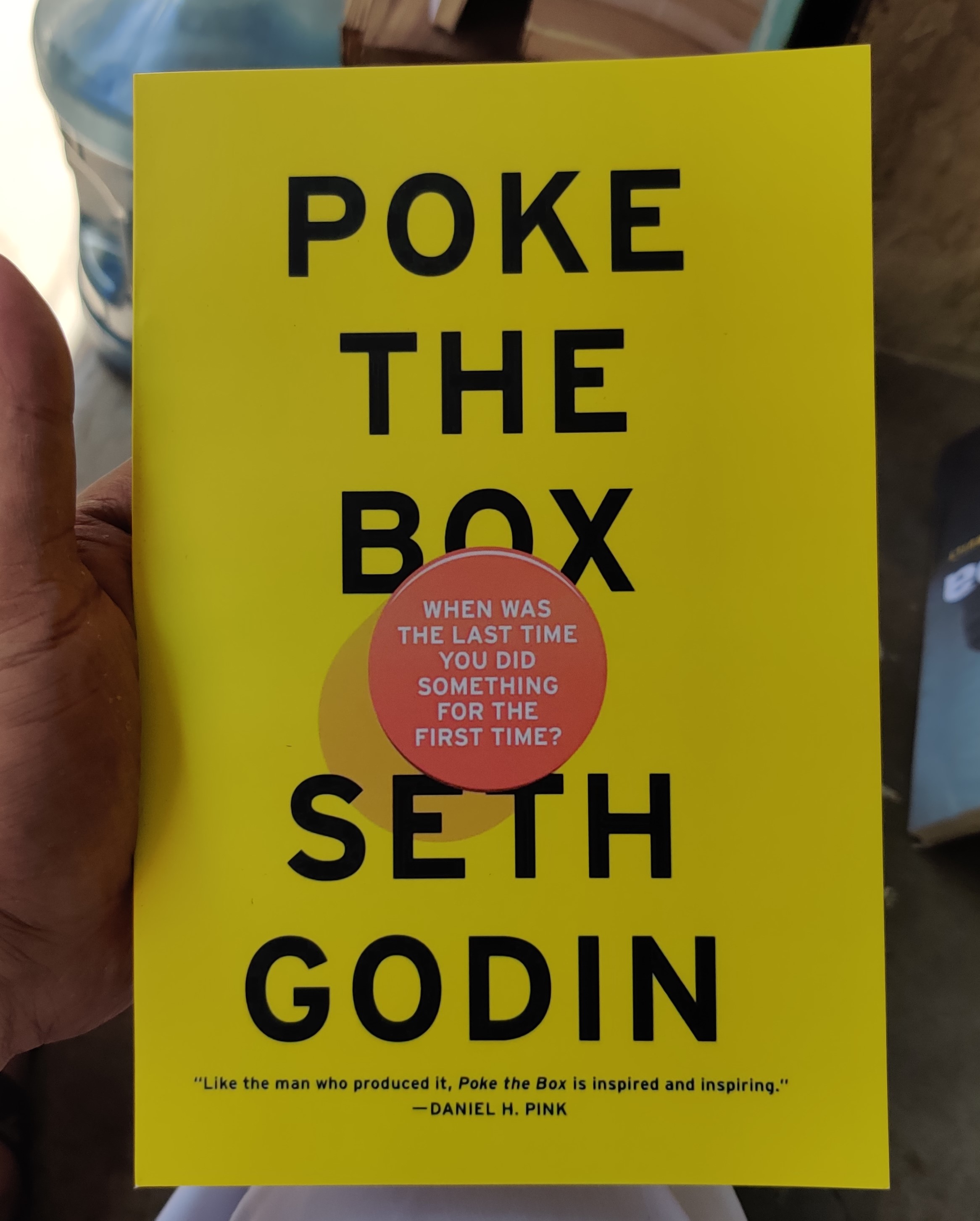 Poke the Box: When Was the Last Time You Did Something for the First Time? by Seth Godin. 