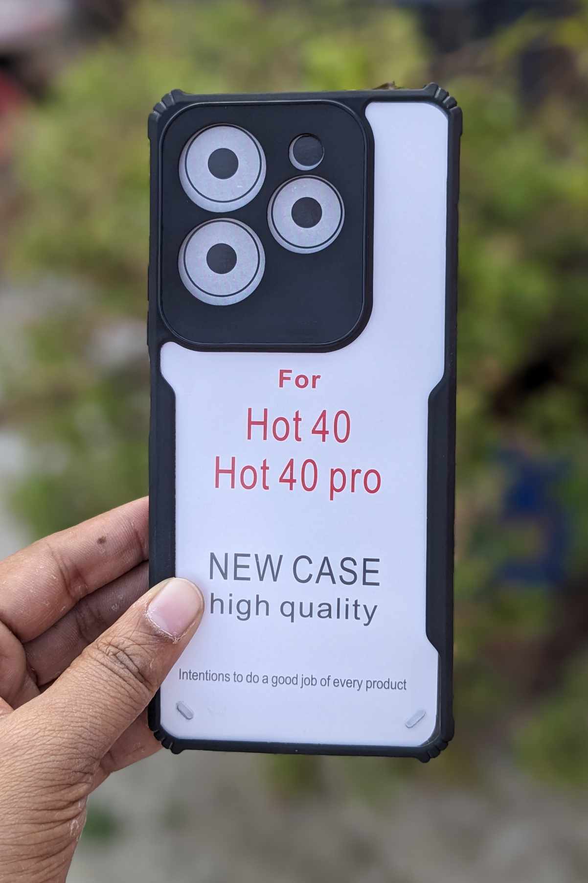 Xundd Case For Infinix Hot 40 / Infinix Hot 40 Pro  Case Shockproof Transparent Bumper Back Phone Cover. 