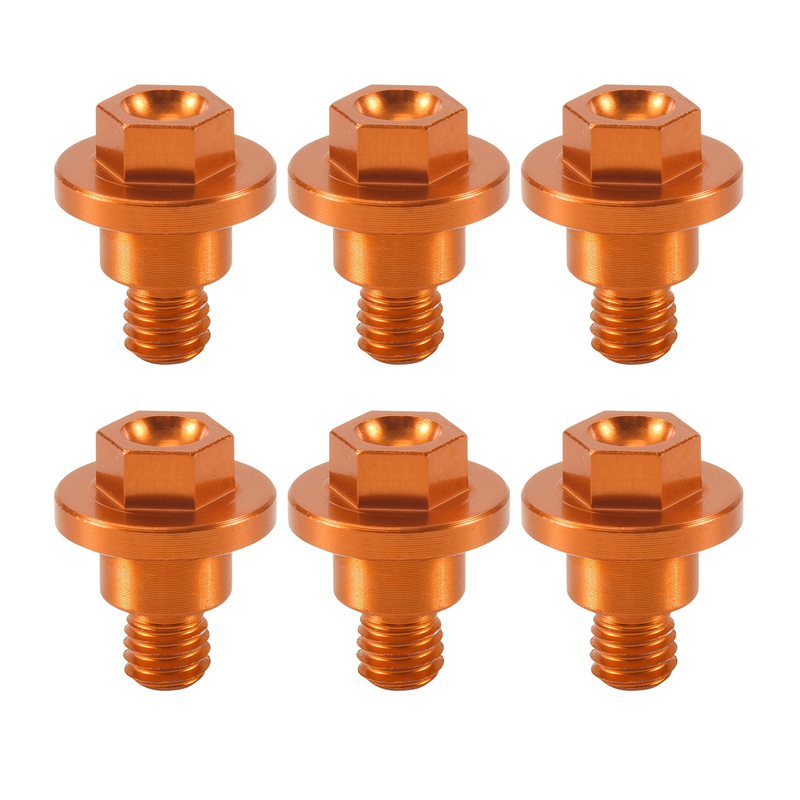 Front Fork Guard Bolt Screw for SXF EXC EXCF XC XCF XCW XCFW 65 125 150 250 350 450 525 530(Orange)