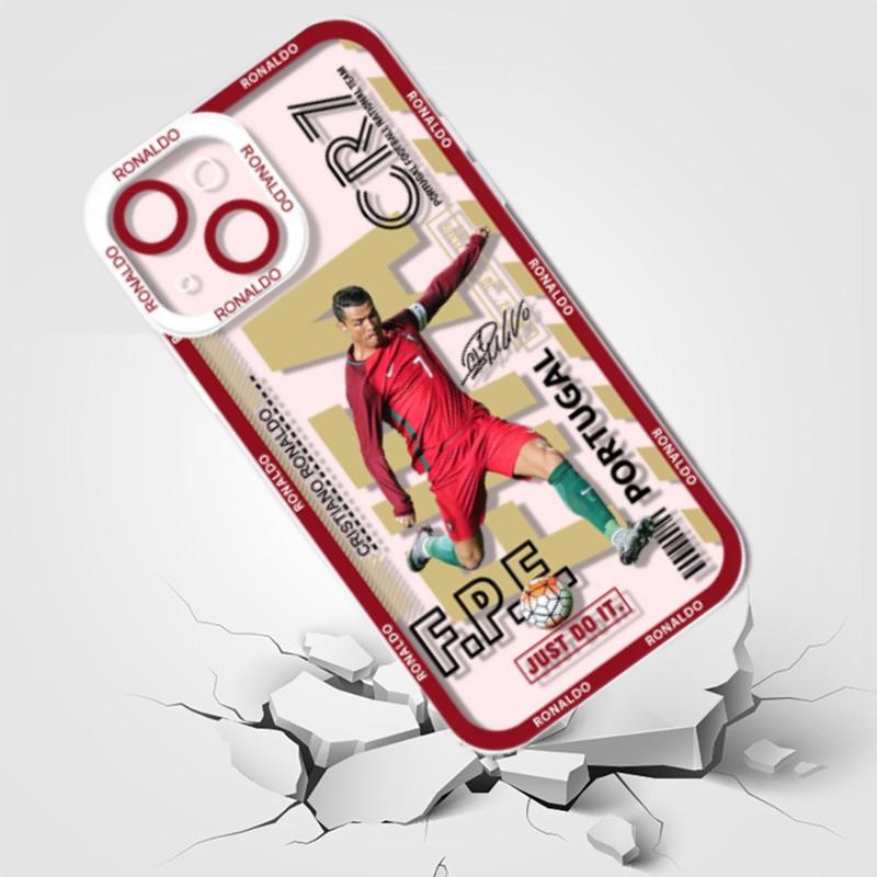 Case For Samsung Galaxy A50 A50S A30S A30 A20 A23 A32 A33 A42 A31 A51 A71 A21S J2 Prime G530 Cellphone Case Soft Clear TPU Football Player Messi Cristiano Ronaldo Neymar Kai Havertz Anti-falling Trend Brand Shockproof Luxury Cartoon. 