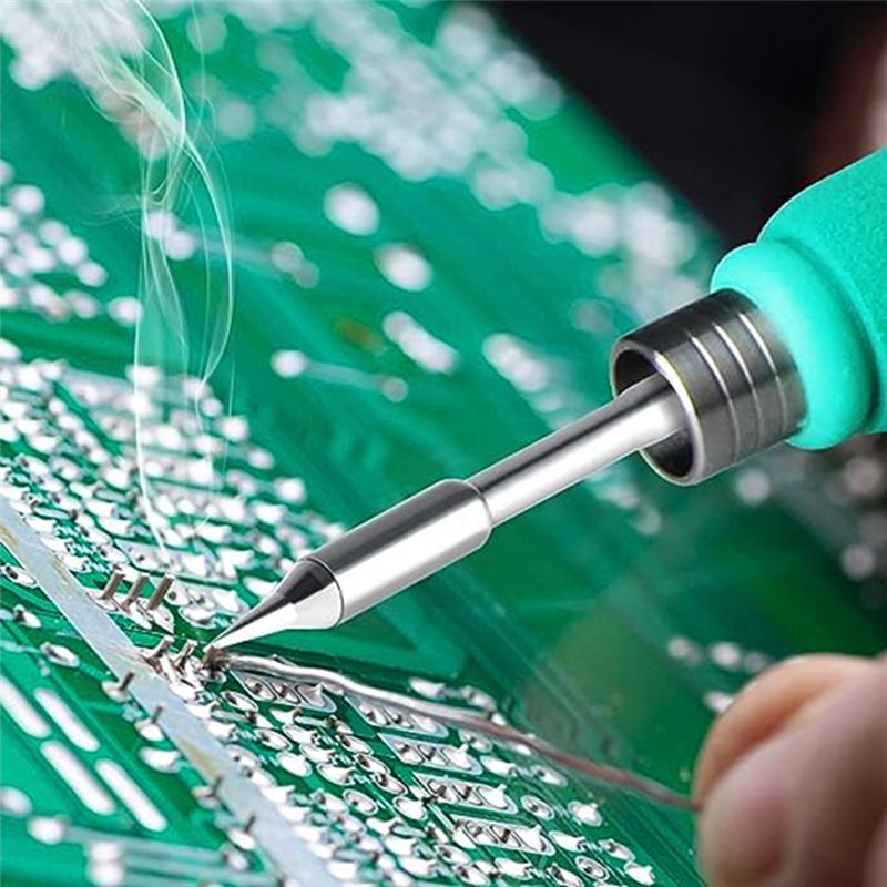 1-Piece Soldering Iron Tip Soldering Station Soldering Iron Head Straight Tip Curved Tip Core. 