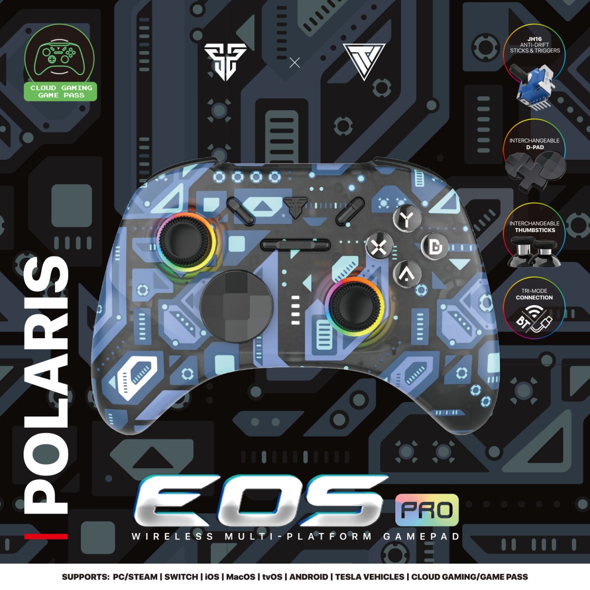 Fantech EOS PRO WGP15 Wireless Gaming Controller (POLARIS). 
