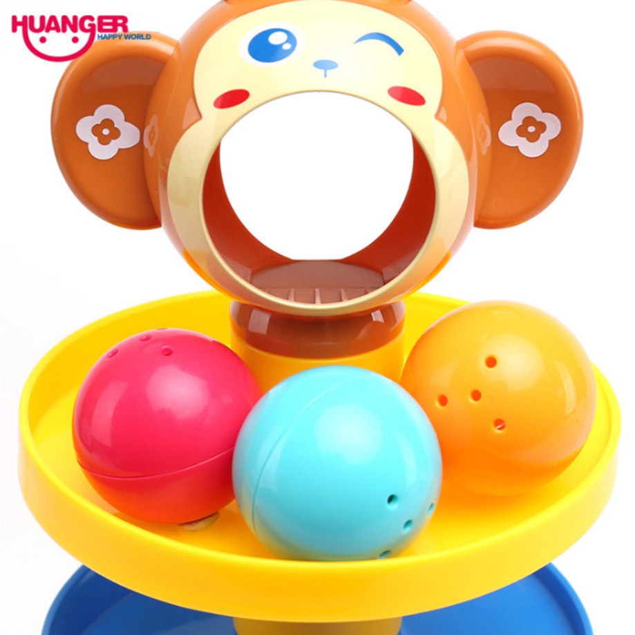 Roll Ball Toy for Kids 5 Layer Ball Drop and Roll Swirling Tower for Baby and Toddler Development Educational Toys. 