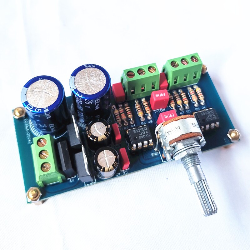 A1 pre preamp kit  finished board  5532DD AD827  for  wer  - finished board 827. 