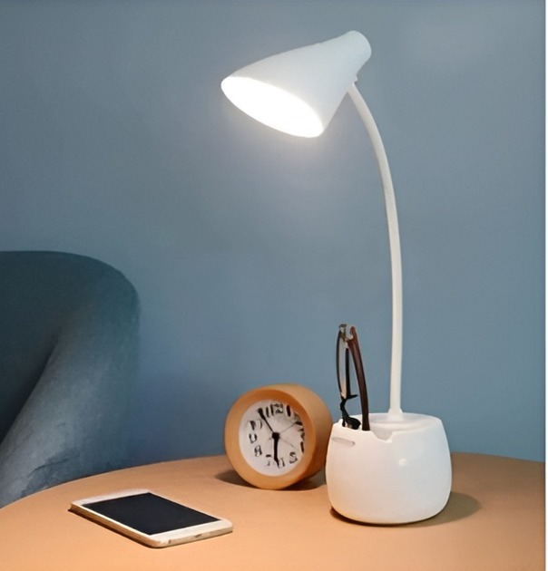 USB Rechargeable LED Desk Lamp Dimming Adjustment Table Lamp