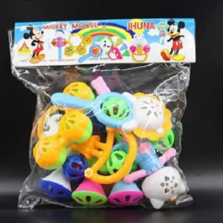 5pcs Colorful Shaking Jhunjhuni Toy Set (Multicolor)
