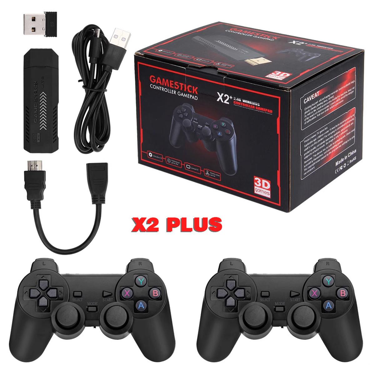 Em promoção! Hd Consola De Jogos De Vídeo M9 Jogo Stick 40000 Jogos De  128gb 2.4 G Sem Fio Dobro Controlador De S905x Cpu Para Psp/ps1/mame/fc