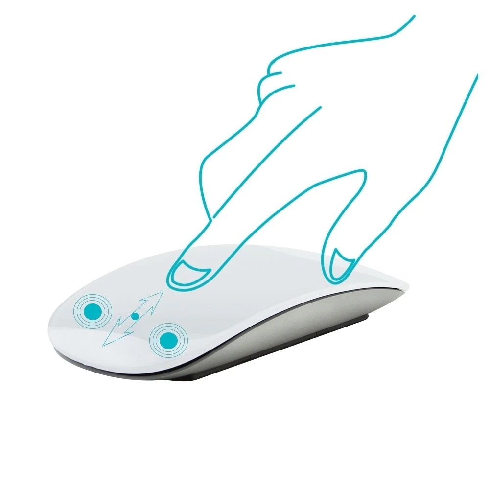 Bluetooth Wireless Mouse Arc Touch Magic Mice Ergonomic Ultra Thin Rechargeable Mouse Optical 1600 DPI Mause For Apple Macbook. 