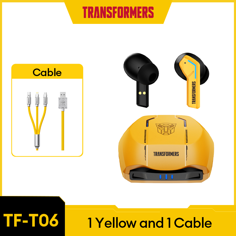 TRANSFORMERS TF-T06 Bluetooth 5.3 Gaming Music Gamer Earphones