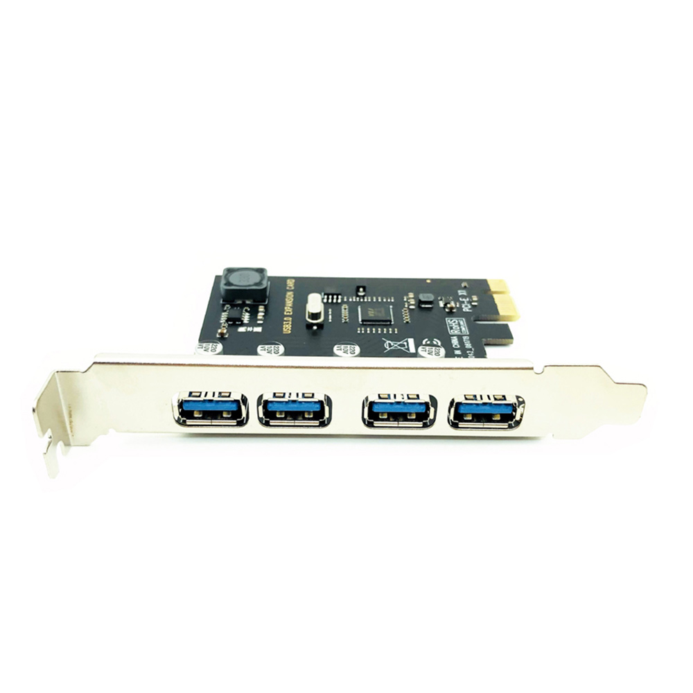【FUPANG】SSU 4 USB 3.0 PCI-E Expansion Card PCI Express PCIe USB 3.0 HUB USB3.0 Controller USB3.0 PCIe. 