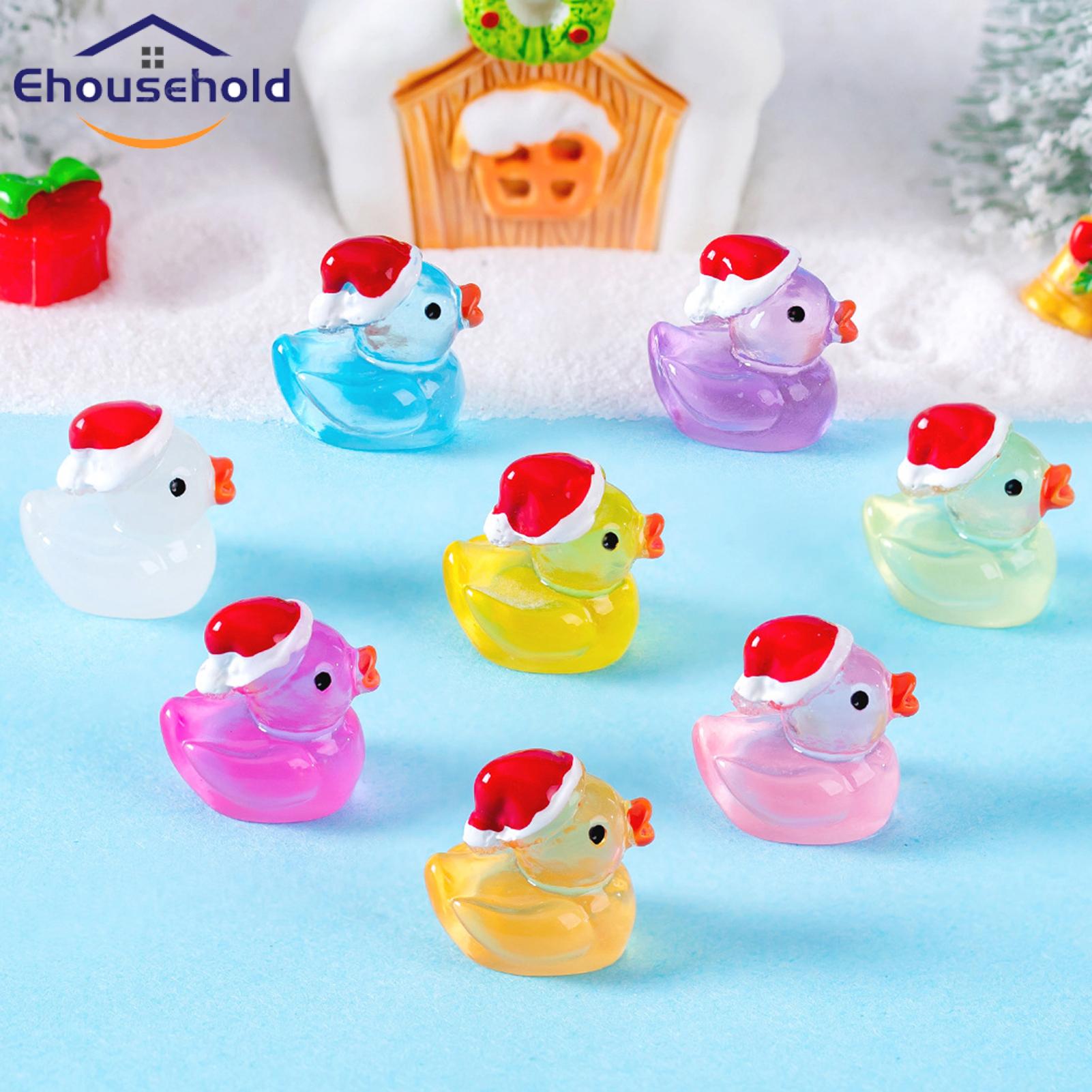 Holiday Home Decor Ducks Adorable Glow in t Dark Duck Christ Ornamentni Resin Lacape Creation for X Decor Soutast Asian Buyers' Favorite Christ Duck Ornaments. 