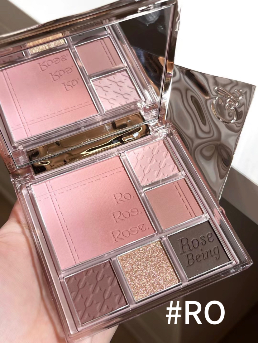 CZEL Eyeshadow palette authentic gradient blush palette in one for daily commuting, natural and smart, soft color gradient eyesh. 
