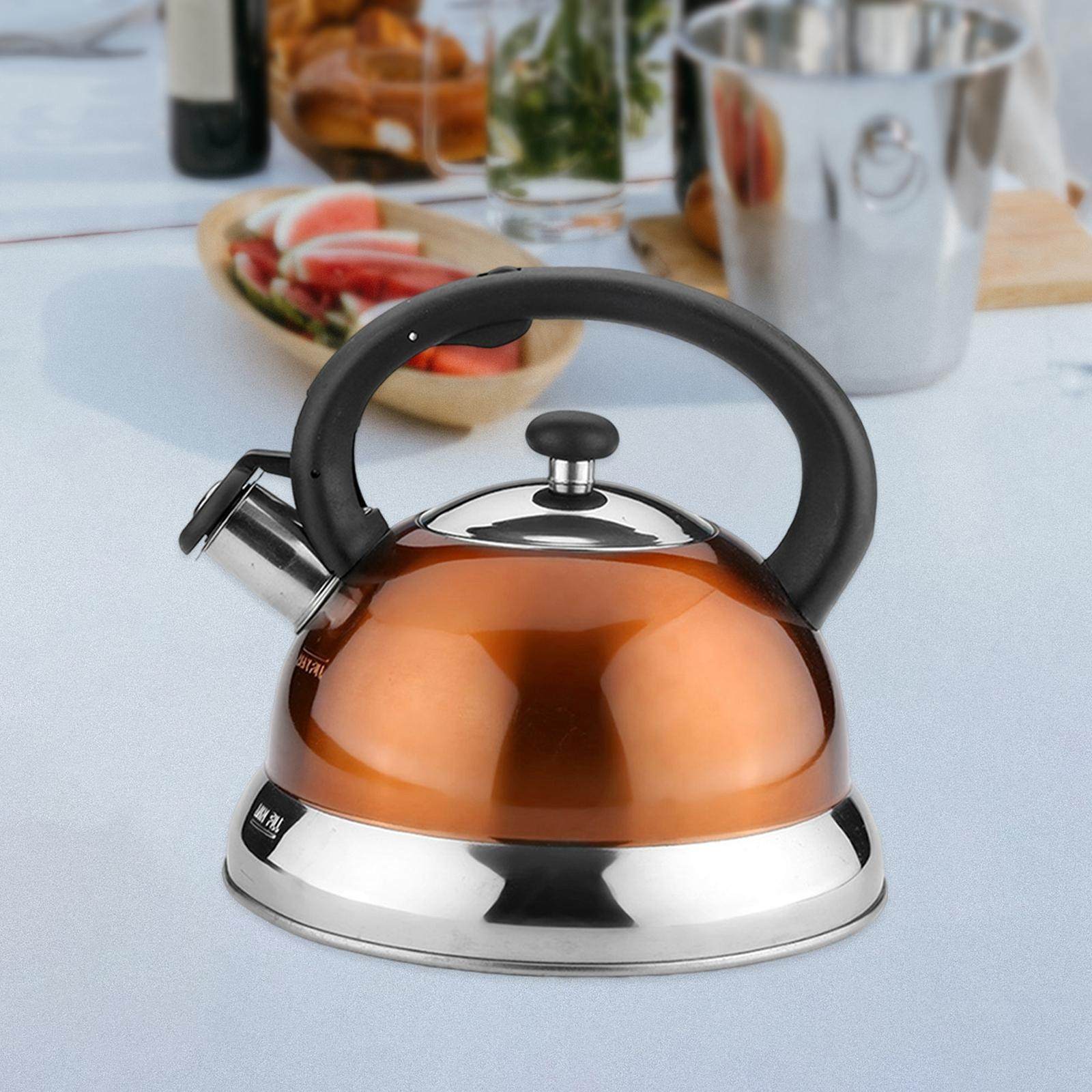 orange gas kettle