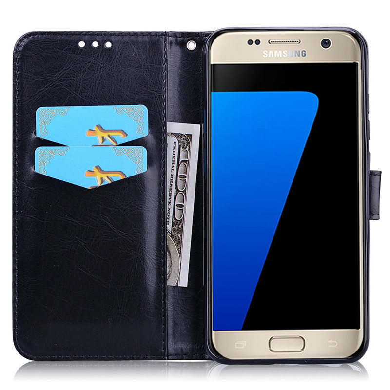 For Samsung Galaxy S7 Case Flip Magnetic Phone Case On Samsung S7 Edge Case Leather Wallet Case For Samsung S 7 S7 Edge Cover Mascaraara. 