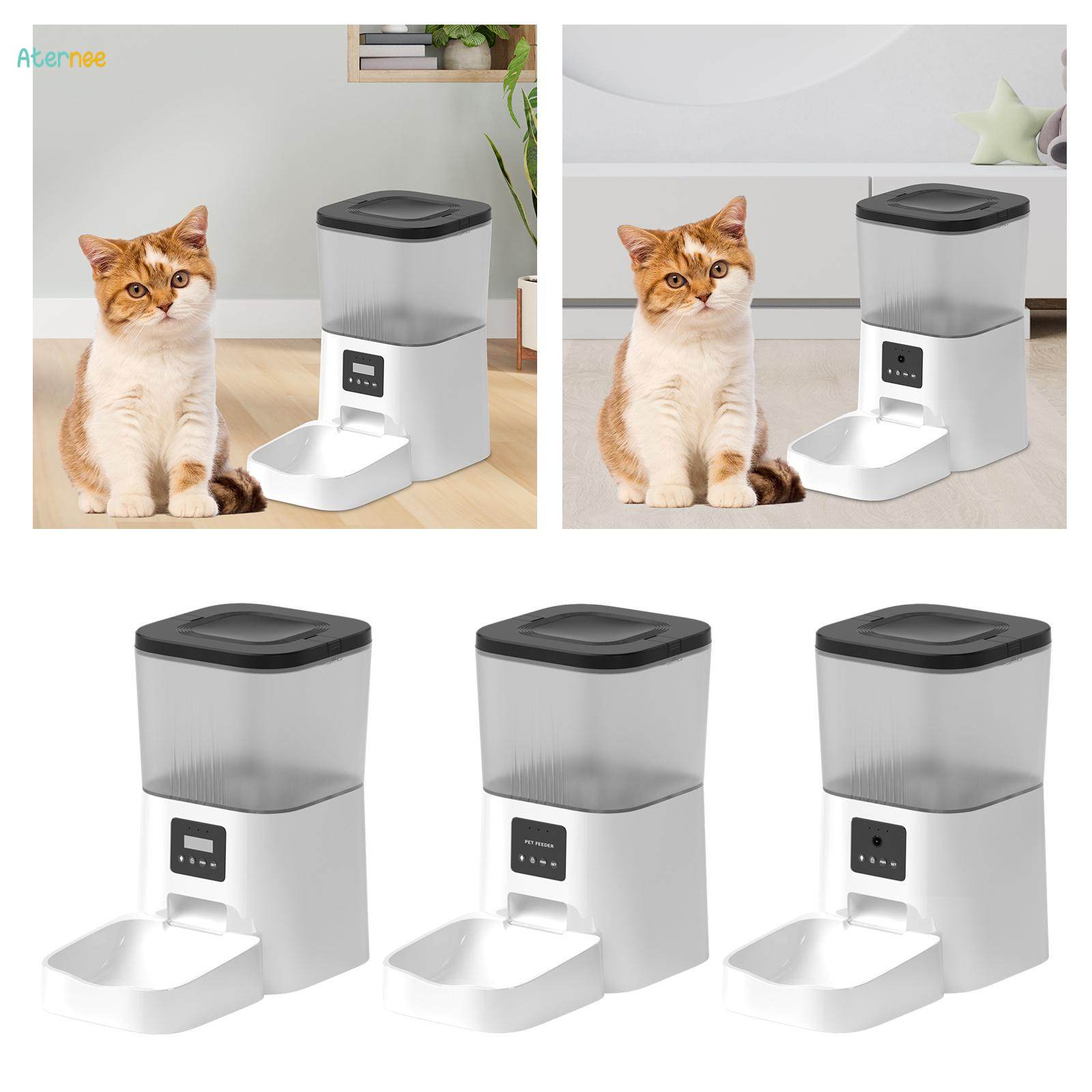 Smart Automatic Cat Feeder Easy Cleaning Clog App Control 4L Cat Food Dispenser Automatic Dog. 