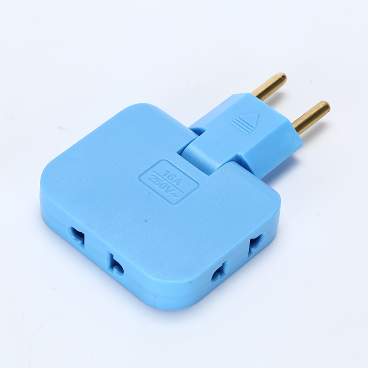 Mutli Plug Adapter Converter Socket 3 in 1(3 Power Socket) Travel High Power EU Bangladesh Standard 180° Rotating Converter Socket AC Adapter. 