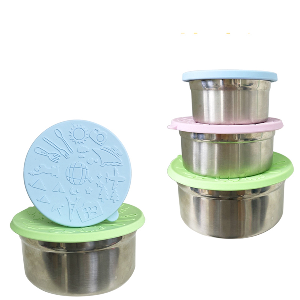 Stainless Steel Snack Containers, Portable Snack Solution, 8