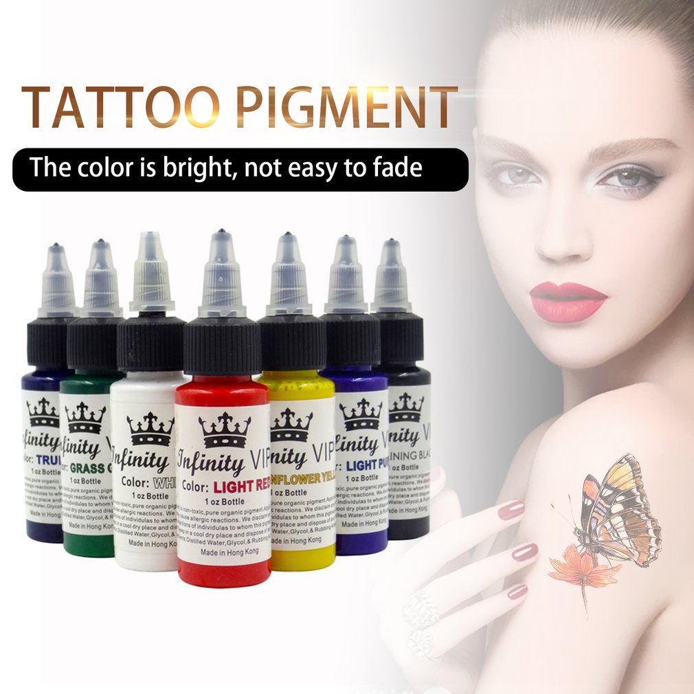 Natural Pure Plant Tattoo Pigment Permanent Makeup Tattoo Ink Pigment Supplies Black. 