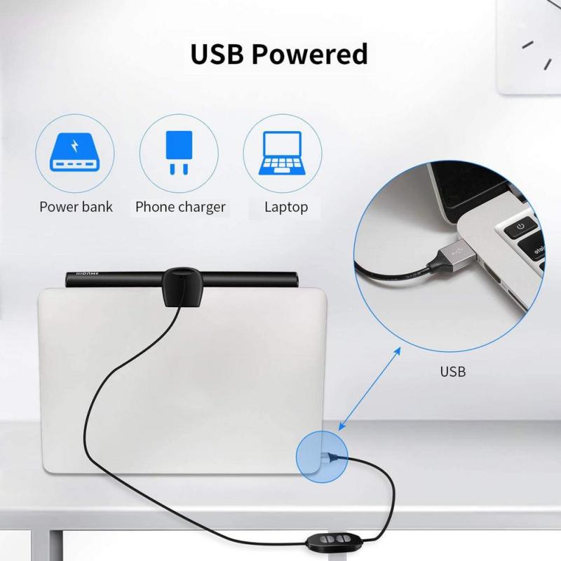 1 pcs LED Light Dimmable USB Desk Lamps Monitor Laptop Screen Light Bar LED Desktop Table Lamp Eye Protection Reading Lamp. 