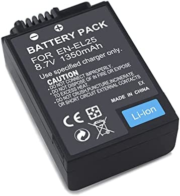Nikon EN-EL25 EN-EL25a Rechargeable Li-ion Battery fit for Nikon Z Series Z50 Z 50, Nikon Z EN-EL25FC Mirrorless Camera,  Digital Camera. 