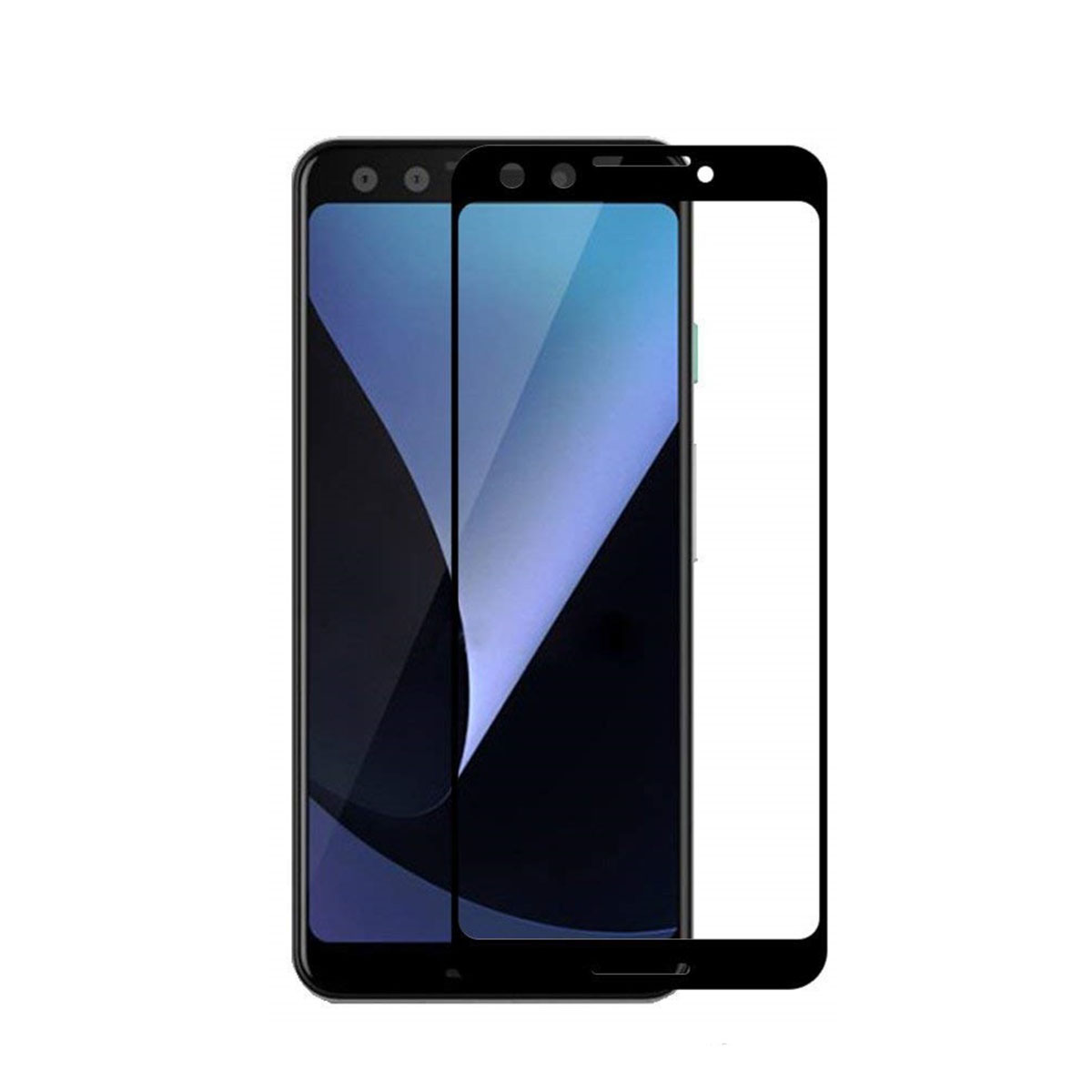 Google Pixel 3 Tempered Glass Screen Protector 6D / 9D / 11D  - Black