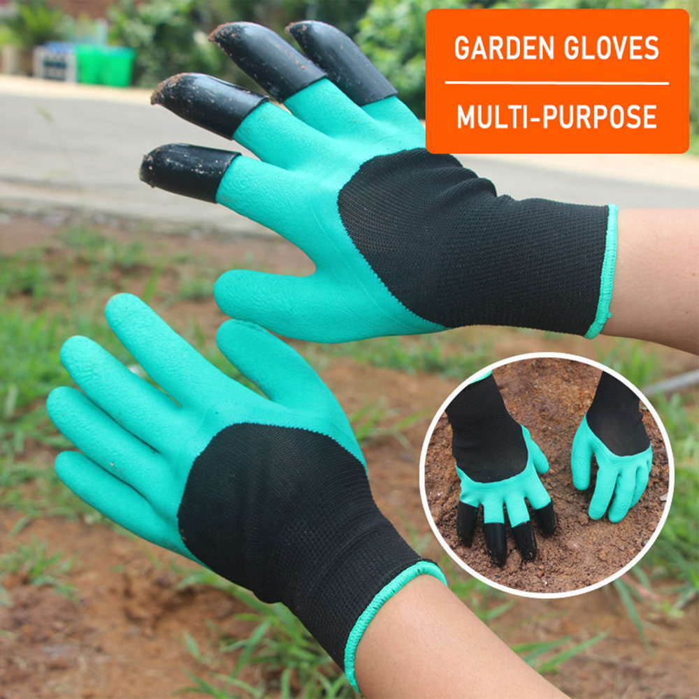 Gardening Gloves, Thorn Resistant Safe Garden Gloves for Pruning Roses Gardening Tools 1 pair. 