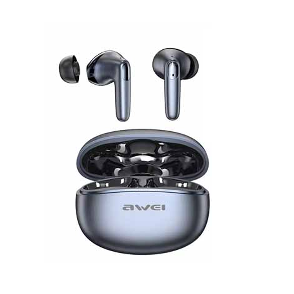 Awei T90 2 in 1 ENC Wireless Bluetooth Earbuds With Mic. 