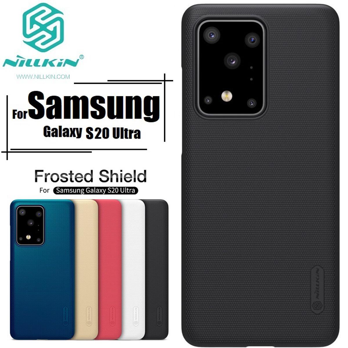Nillkin (S20 Ultra 5G) Super Frosted Shield Matte Cover Case For Samsung Galaxy S20 Ultra (S20 Ultra 5G) - Black