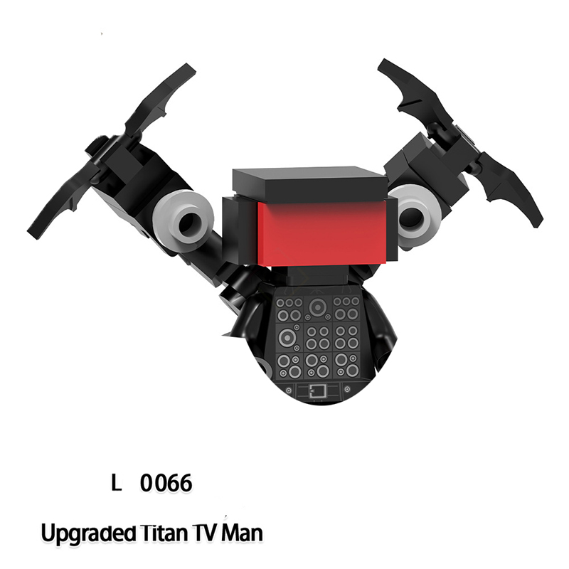 New Toilet Man Series Super Titan TV Man Sound Man Monitor Man puzzle puzzle block children's toys mini action figure Ruiqir Super Store. 