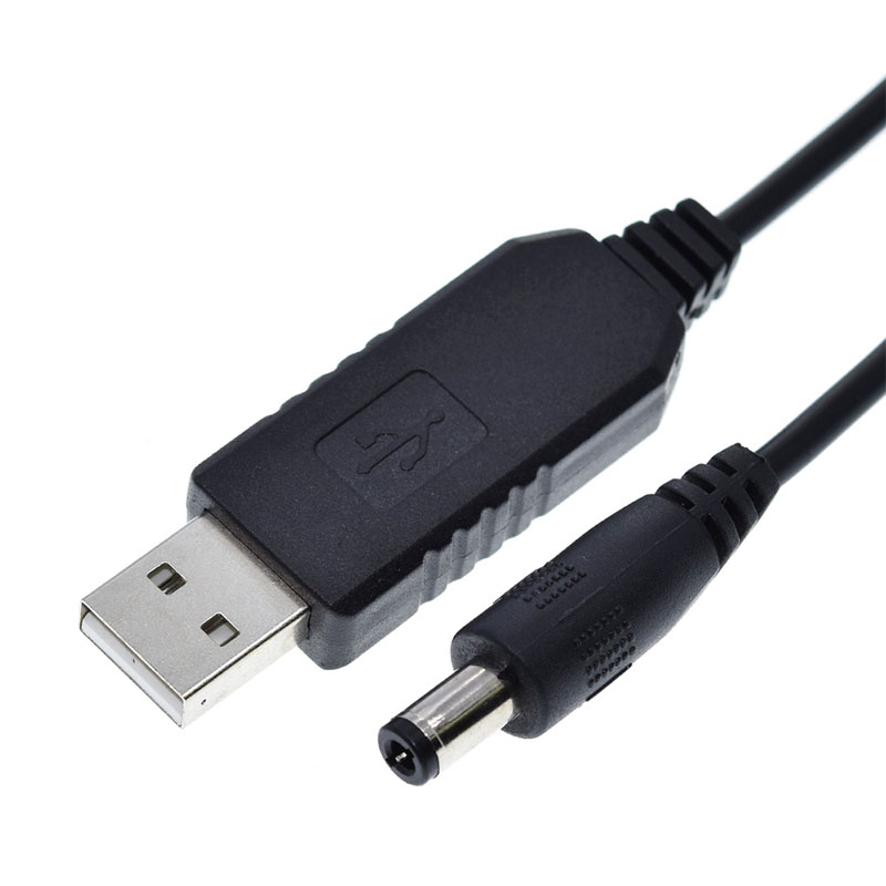 USB Power Boost Line DC 5V To DV 5V/9V/12V Step Up Module USB Converter Adapter Cable 2.1x5.5mm Plug for Arduino WIFI. 