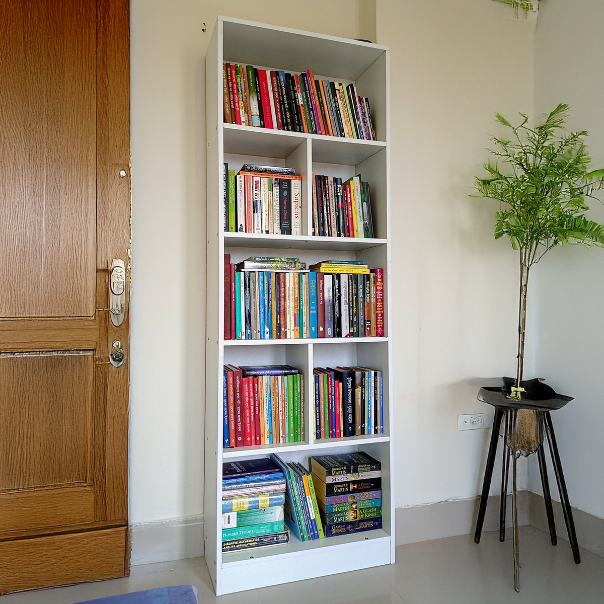 Simple Design Bookcase Display Rack, Modern Library Bookshelves, Industrial Display Bookshelf by Nice Furniture72/24. 