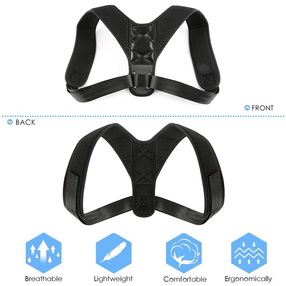 Posture Corrector for Women Men,Comfortable Posture Trainer for Spinal Alignment Posture Support, Adjustable Back Straightener. 