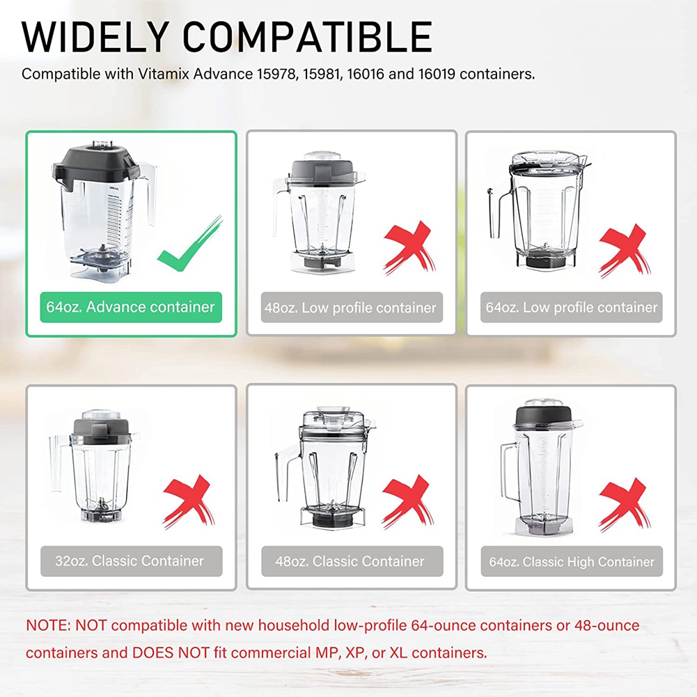Blender Replacement Blade Blender Blade for Vitamix 015990 & 15990 32 Oz & 64 Oz Containers. 