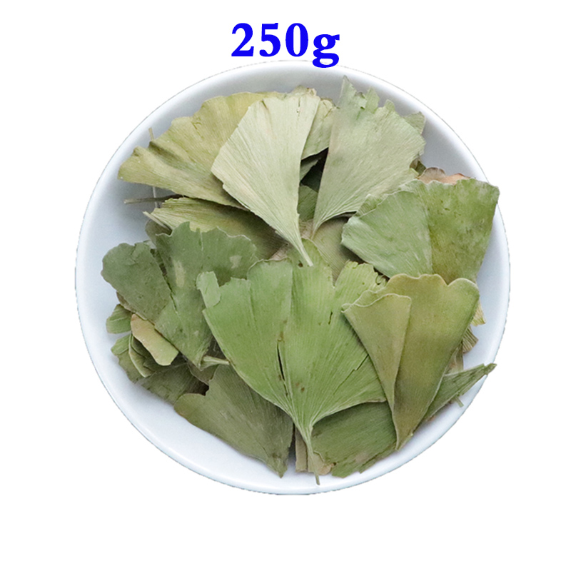 【iLoveyouso Store】Natural Dried Ginkgo Biloba Leaves Tea Chinese Ginkgo Herbal Green Leaves Gift Decoration