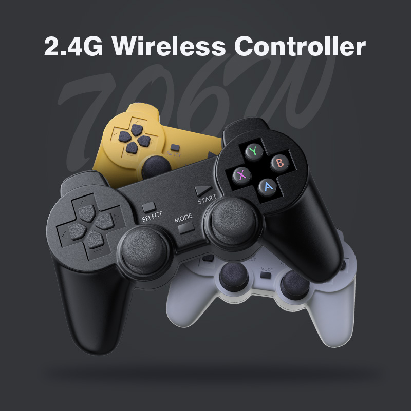 2.4G Wireless Controller/Joystick For Video Game Console Super Console X PRO/RG351V Gamepad For PSP / PC / TV Box /Android Phone. 