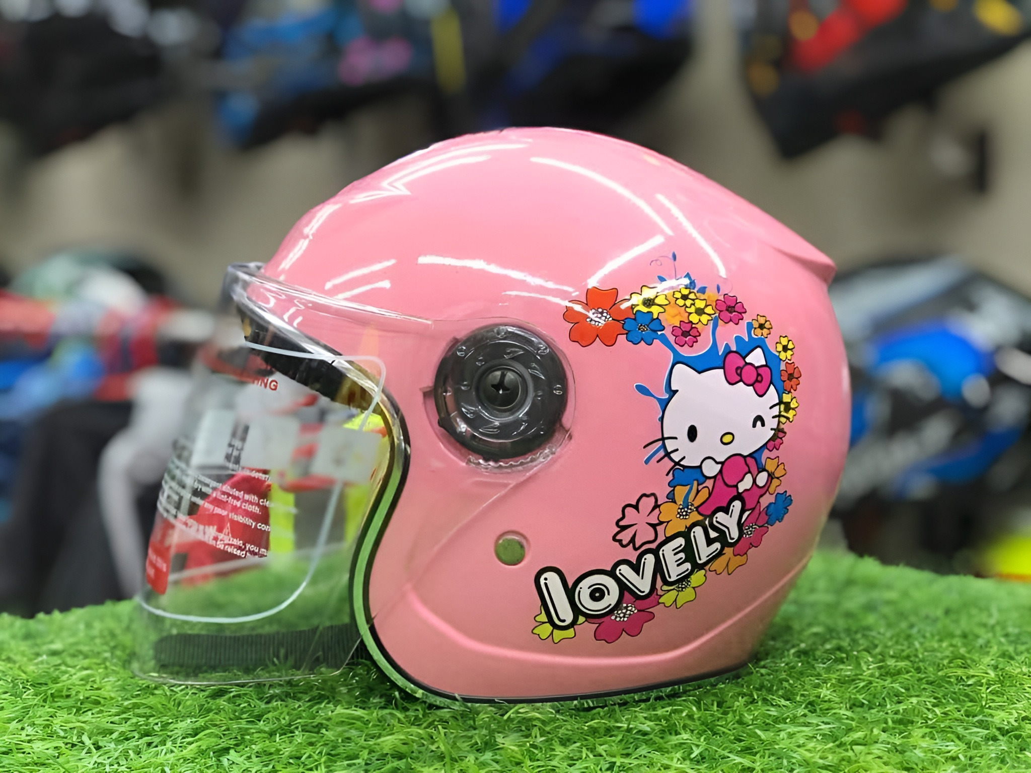 STYLISH AND SAFETYMET HALF FACE BABY KIDS BIKE MOTORCYCLE